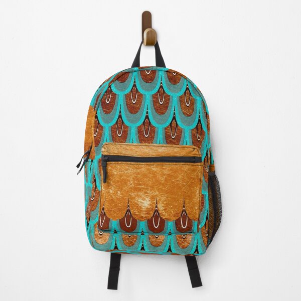 Item preview, Shiny Blue Teal Copper Glitter Mermaid Fish Scales  designed and sold by UtArt.