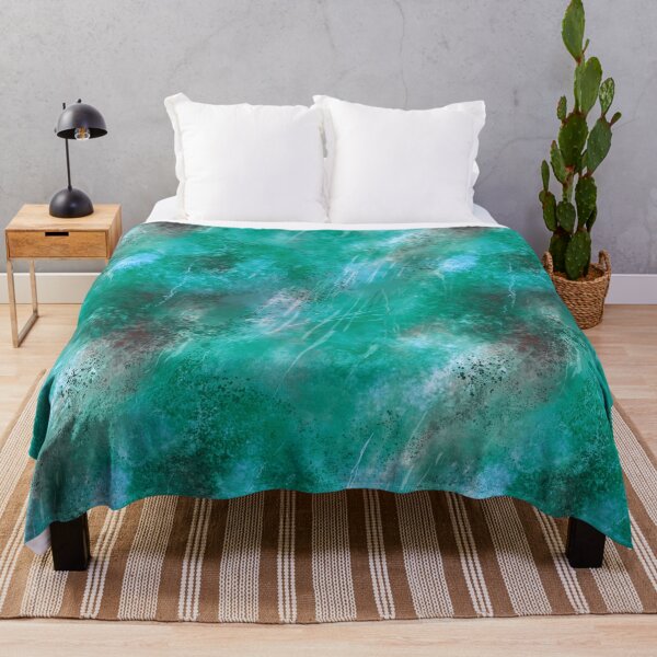 Item preview, Sky Blue Abstract Paint Splatter Pattern designed and sold by everything4eva.