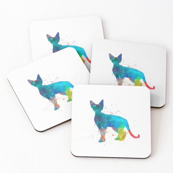 Item preview, Devon rex  cat in watercolor designed and sold by paulrommer.