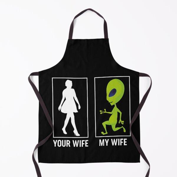 Item preview, Your Wife My Wife Green Alien Halloween Costume designed and sold by jozefds.