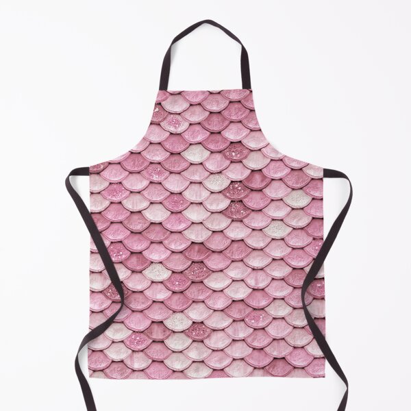 Item preview, Pink and Rose Gold Sparkle Faux Glitter Mermaid Scales designed and sold by UtArt.