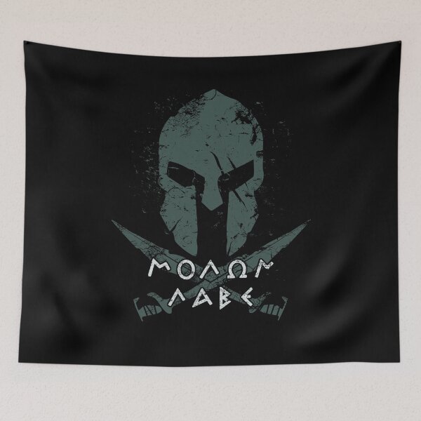 Item preview, Spartan Molon Labe Helmet T-Shirt designed and sold by Acroxth.