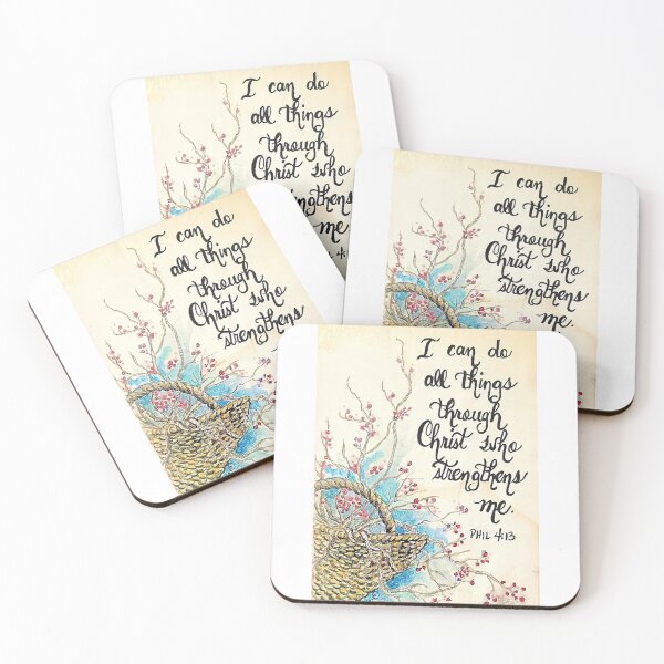 Item preview, Berry Basket Phillipians 4:13  designed and sold by MymzyRedHatter.