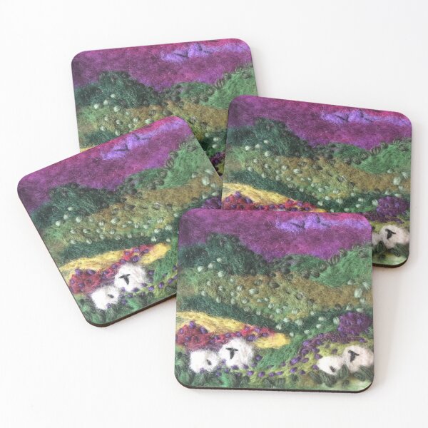 Item preview, Print ONLY - North York Moors Felted Textile Art designed and sold by Wendy Early Textile Art.