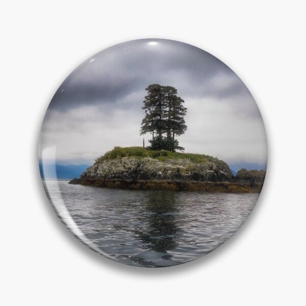 Item preview, Twin Trees on an Island - Resurrection Bay, Alaska designed and sold by Kathy Weaver.