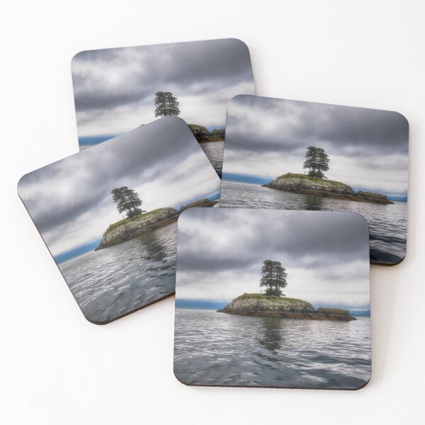 Item preview, Twin Trees on an Island - Resurrection Bay, Alaska designed and sold by Kathy Weaver.
