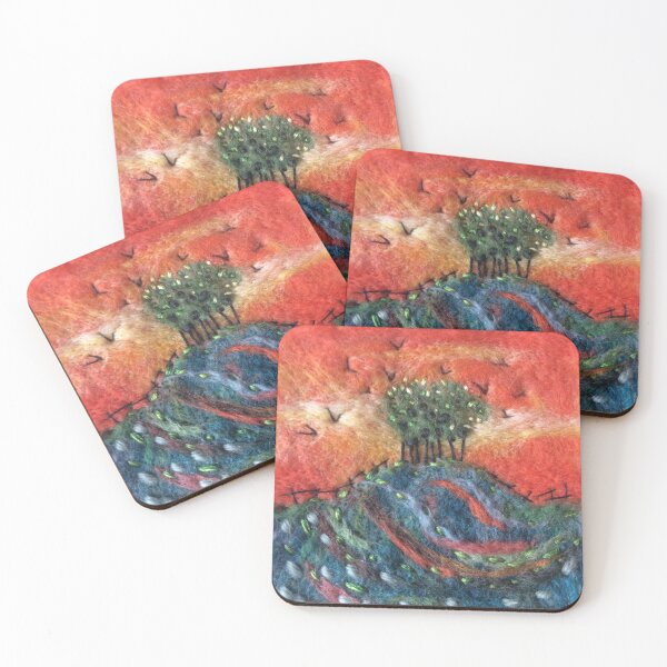Item preview, The Copse Felted Textile Art designed and sold by Wendy Early Textile Art.