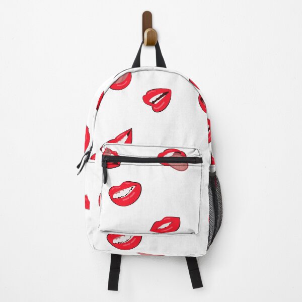 Item preview, Set of Red Kissing Lips Red Tongue, Biting Lip designed and sold by mashmosh.
