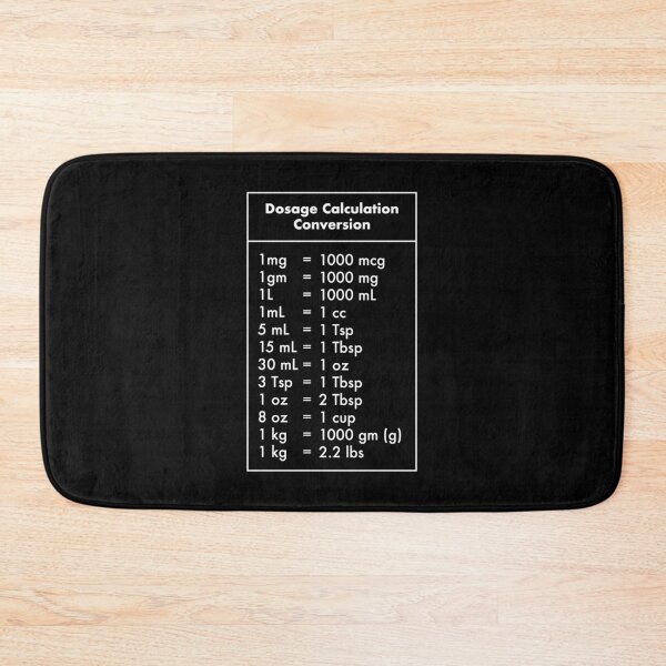 Item preview, Dosage Calculation Conversion designed and sold by Marcus Wong.