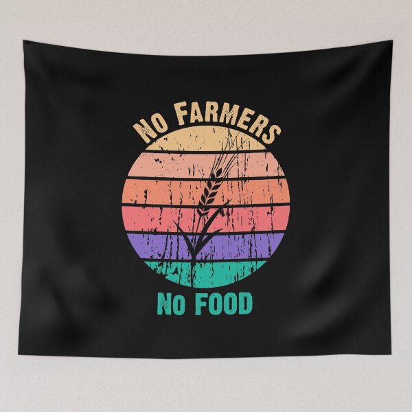 Item preview, No Farmers No Food Barley designed and sold by Alaadin Bendali Braham.