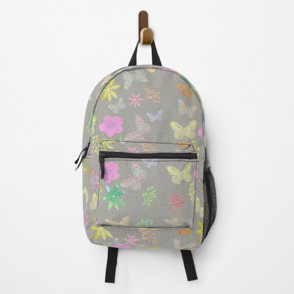 Item preview, Spring Flowers and Butterflies - Chive Green designed and sold by wazoosi.