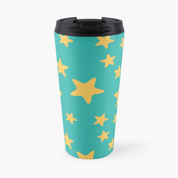 golden stars on blue Travel Mug