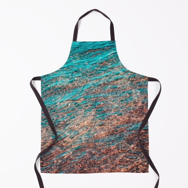 Item preview, Mesmeric Layers and Patterns - Undersea in Rich Teal Turquoise Burnt Sienna and Umber Hues designed and sold by Georgia Mizuleva.