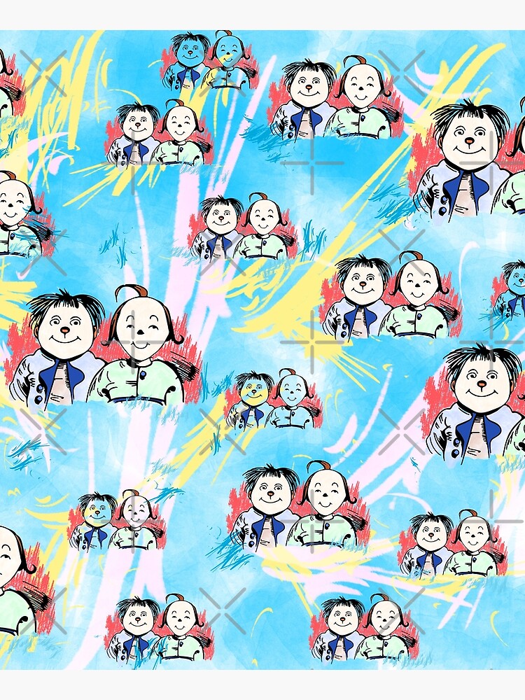 "Eine lustige Illustration mit Max und Moritz für gute Laune