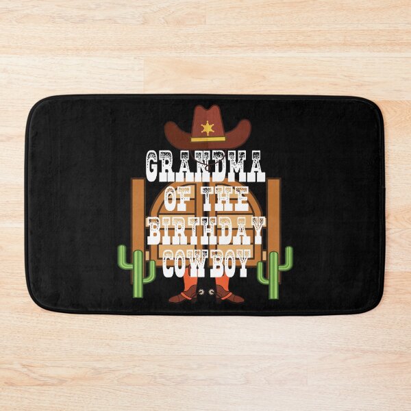 Item preview, Grandma Of The Birthday Cowboy Kids Rodeo Party B-day graphic designed and sold by Grabitees.