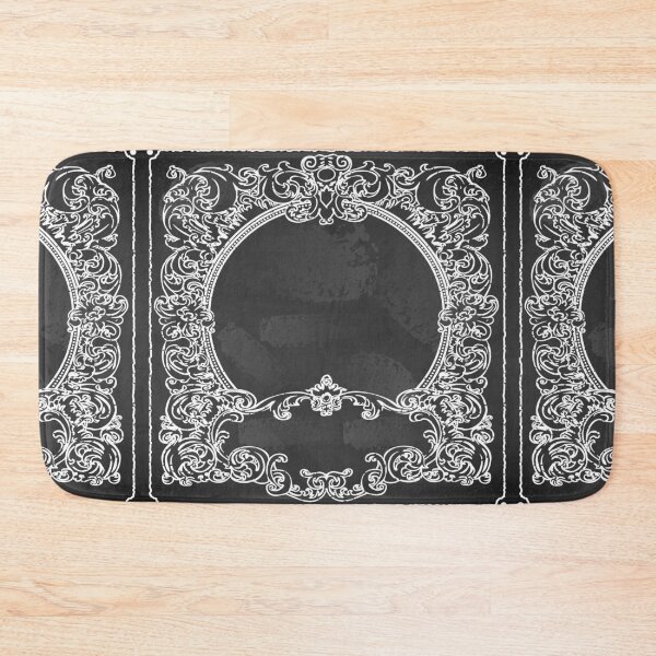 Item preview, Vintage Floral Frame on Blackboard designed and sold by aurielaki.