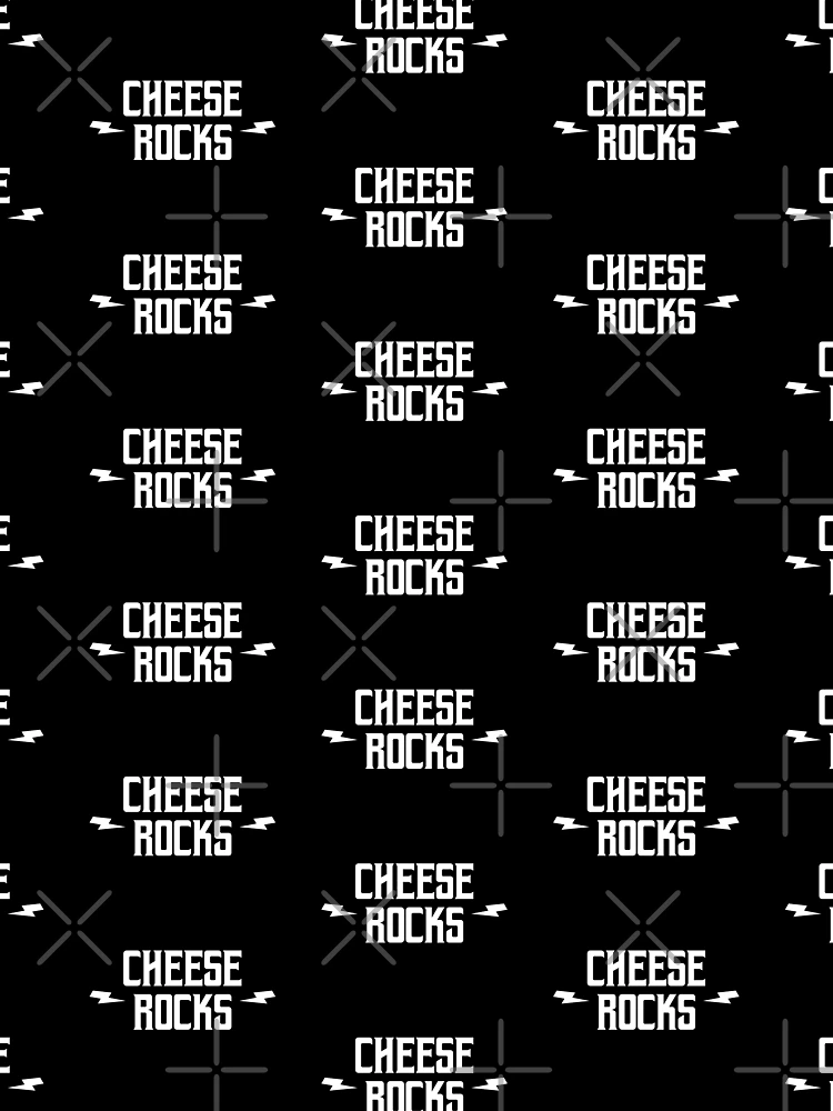 Thumbnail 3 of 3, Scarf, Cheese Rocks designed and sold by teesaurus.