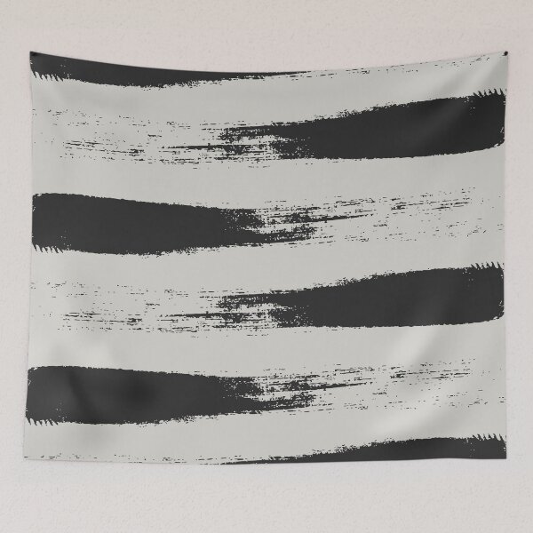Item preview, Brushstroke Beige Black designed and sold by Miss Striped.
