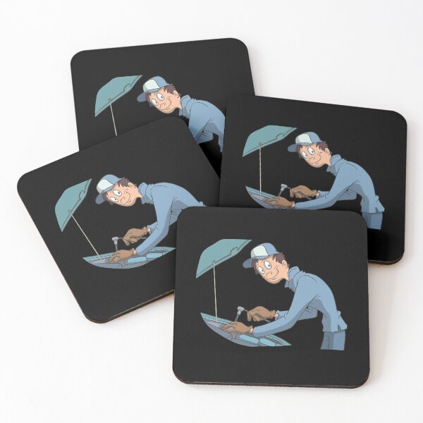 Item preview, Car mechanic with bonnet designed and sold by Monkey Ful.