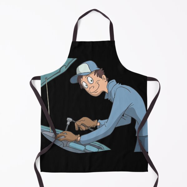 Item preview, Car mechanic with bonnet designed and sold by Monkey Ful.