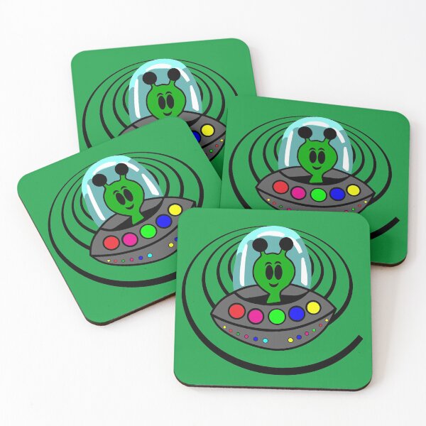 Item preview, Cute Alien in a Spaceship designed and sold by Trace1234.