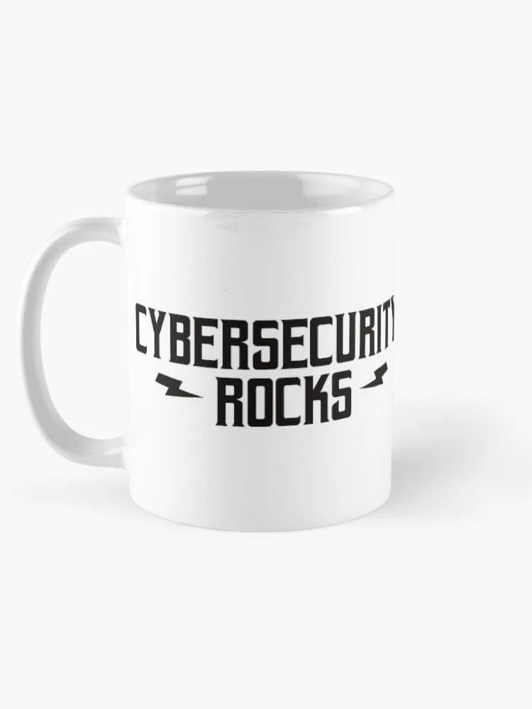 Thumbnail 5 of 6, Coffee Mug, Cybersecurity Rocks designed and sold by teesaurus.