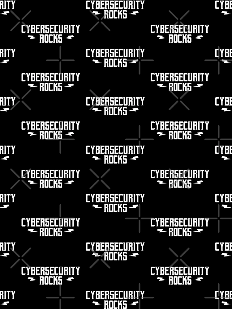 Thumbnail 3 of 3, Scarf, Cybersecurity Rocks designed and sold by teesaurus.