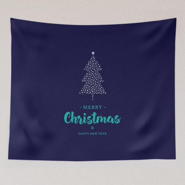 Item preview, Merry Christmas and Happy New Year Tree illustration designed and sold by Aysel's Designs.
