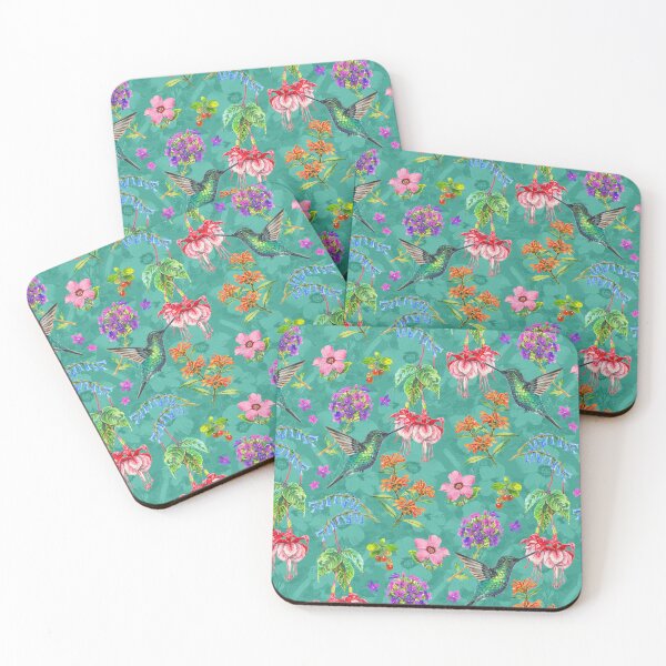 Item preview, Floral hummingbirds designed and sold by janeferwong.