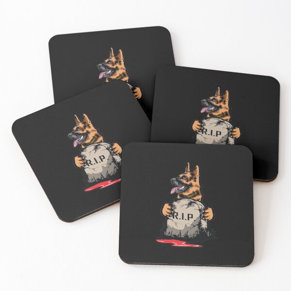 Item preview, German Shepherd Grave Stone designed and sold by IPRINT Clothing.