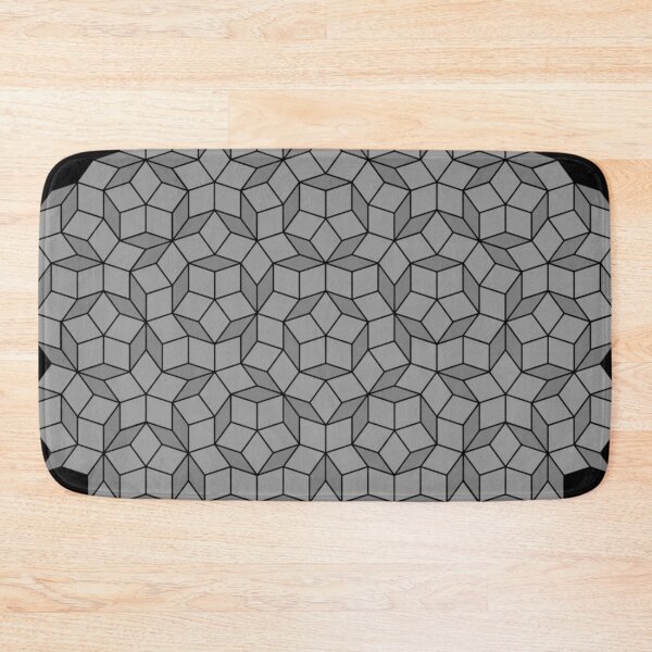Item preview, Aperiodic tiling - Black and grey designed and sold by rahilvalani.
