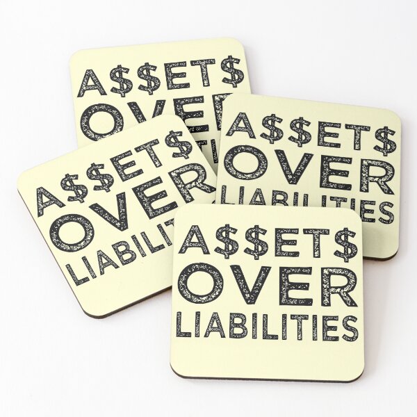 Item preview, Assets Over Liabilities Accounting designed and sold by azmndesigns.