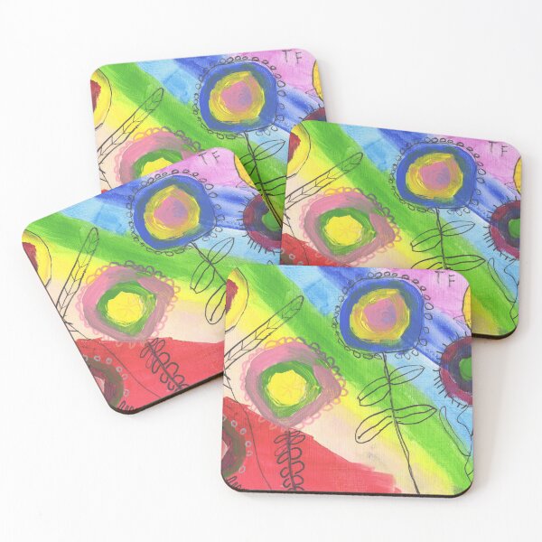 Item preview, Rainbow flowers designed and sold by ted4crows.