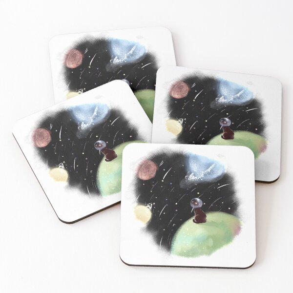 Item preview, Cosmic Planet space Cat designed and sold by Cat2D.