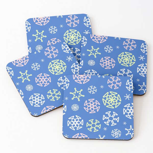 Item preview, Colorful Snowflakes Pattern designed and sold by nutmegfairy.
