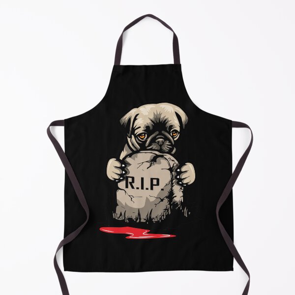 Item preview, Cute Pug Grave Stone designed and sold by IPRINT Clothing.