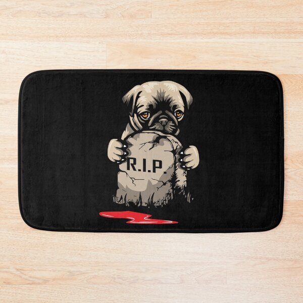 Item preview, Cute Pug Grave Stone designed and sold by IPRINT Clothing.