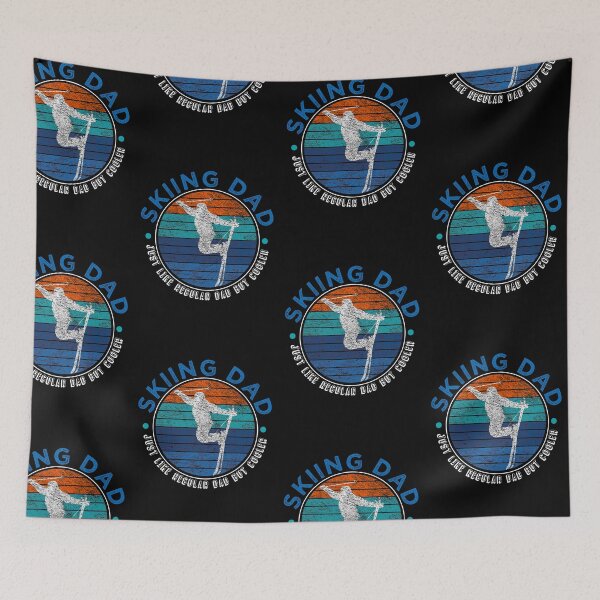 Item preview, skiing dad - skiier saying  designed and sold by pirminio.