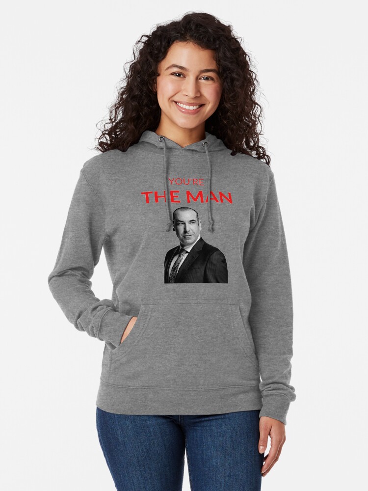Suits Louis Litt 'You're the man' Merch Lightweight Hoodie for Sale by  shawnsfrankie