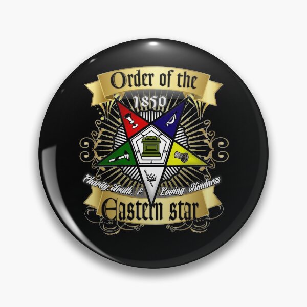 Item preview, OES Style Order Of The Eastern Star Logo Sistar Freemason designed and sold by TopTeeShop.