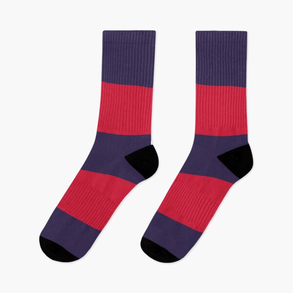 Item preview, Large NAVY BLUE and RED Horizontal STRIPES designed and sold by RachelMacht.