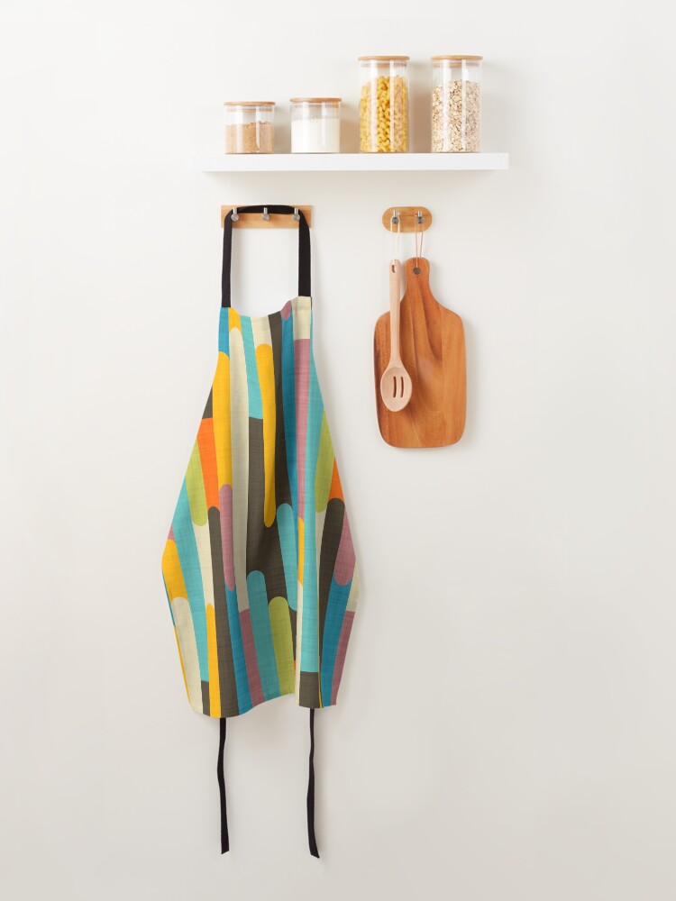 Alternate view of Retro Color Block Popsicle Sticks Blue Apron