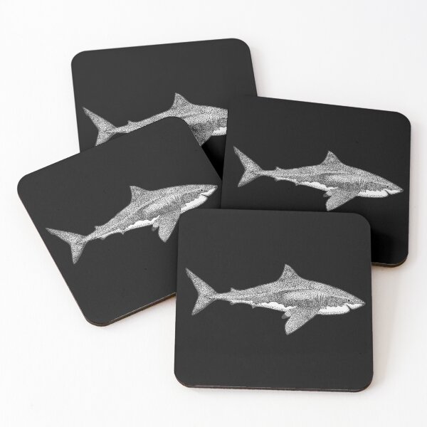 Item preview, Stippling Shark designed and sold by AngusHillsArt.