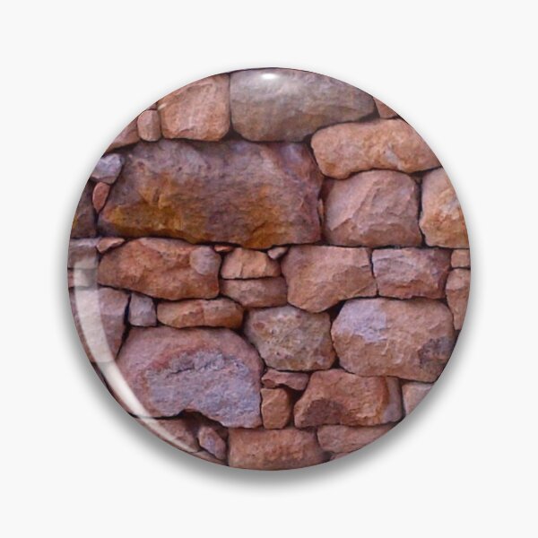 Item preview, Granite stone wall. South West Western Australia. Orange browns, burnt orange, greys designed and sold by JellyBeenzz.