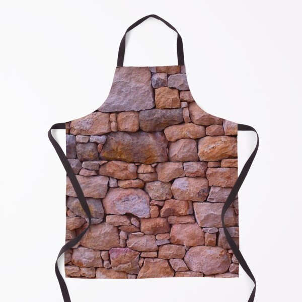 Item preview, Granite stone wall. South West Western Australia. Orange browns, burnt orange, greys designed and sold by JellyBeenzz.