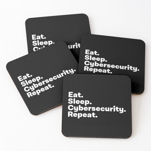 Item preview, Eat Sleep Cybersecurity Repeat designed and sold by teesaurus.