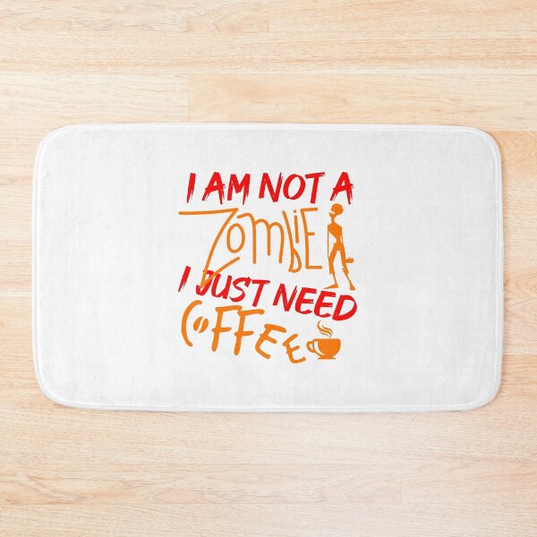 Item preview, I am Not A Zombie I Just Need Coffee, Coffee Lover Zombie designed and sold by ahmedelatitt.