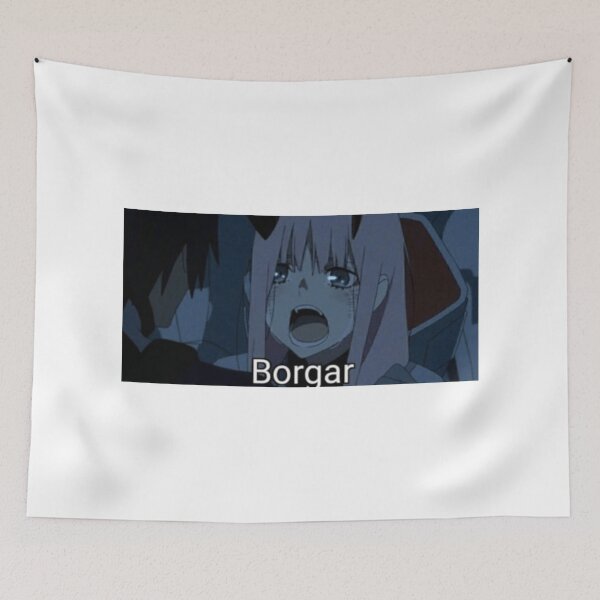Item preview, Zero Two Borgar Meme designed and sold by dumbanimememes.