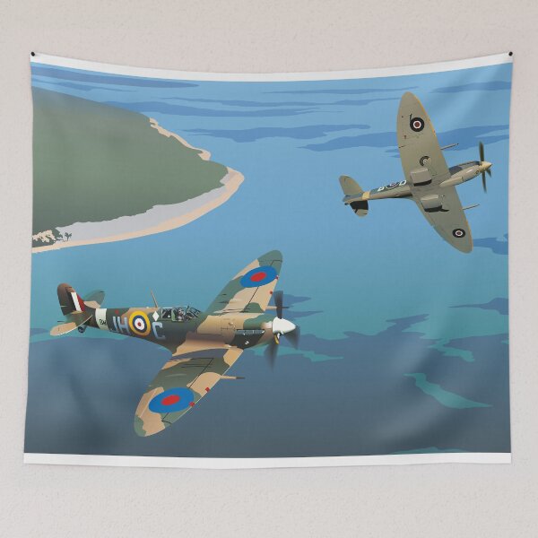 Item preview, Supermarine Spitfires designed and sold by dj-illustration.