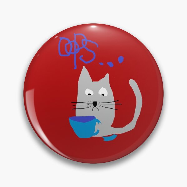 Item preview, Cat, oops designed and sold by voicivoila.